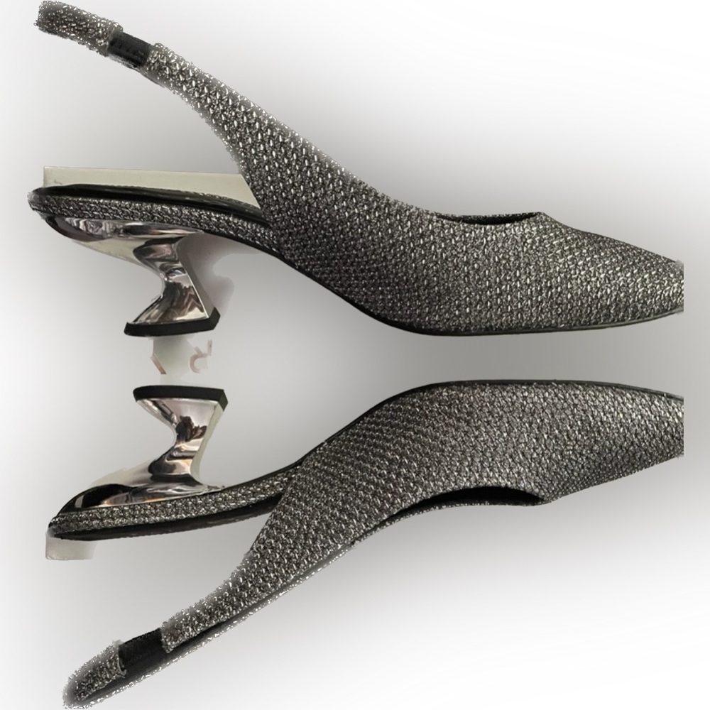 Katy Perry metallic slingbacks … currently sold at Macys for $98!!